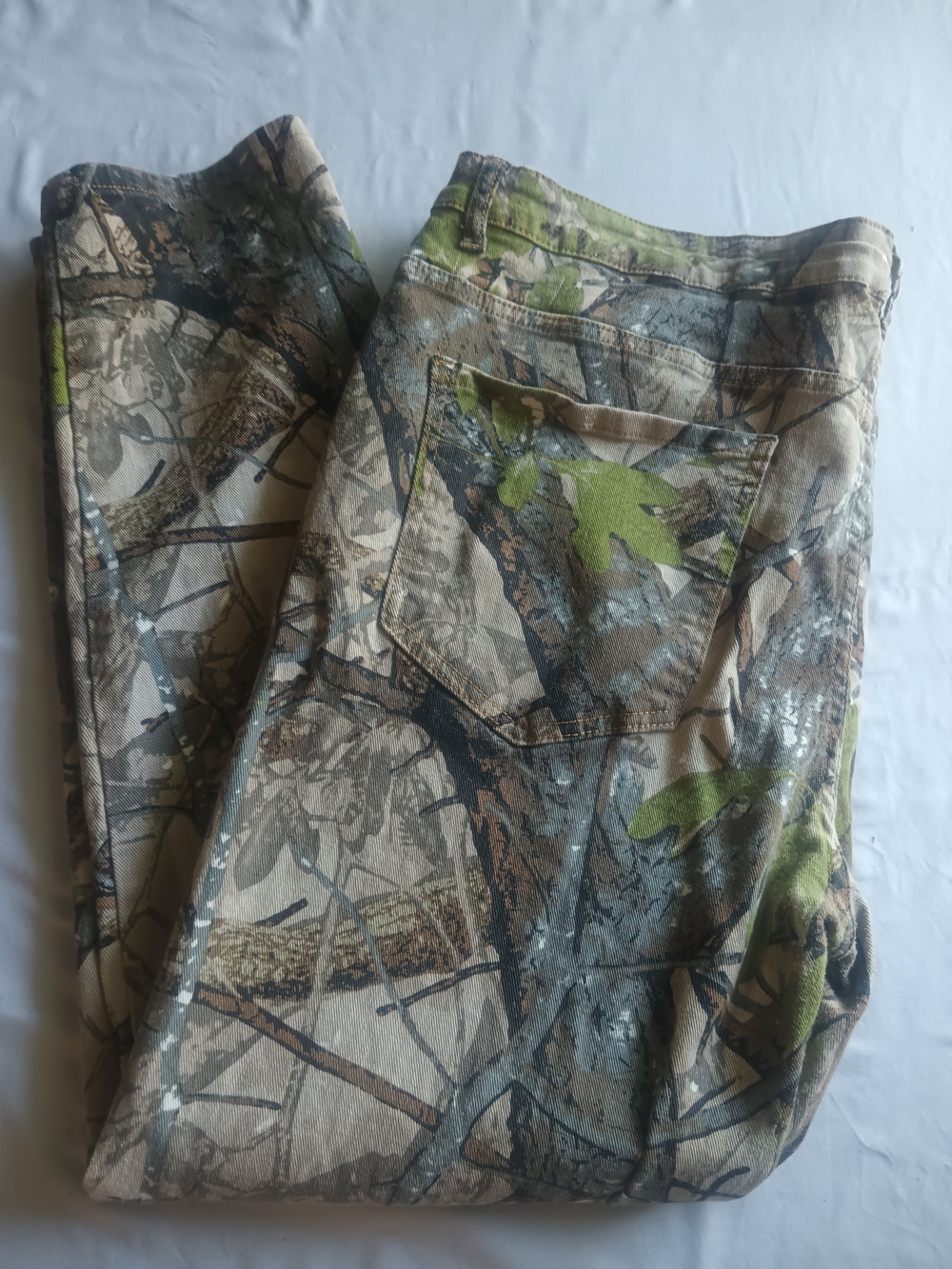 NFINITY Men's Realtree-Style Cargo Pants - Green/Gray/Tan